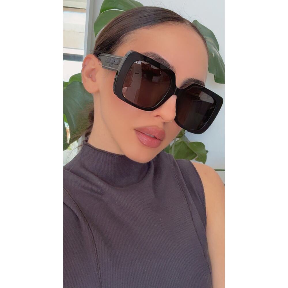 NEW Dior Wildior S3U Oversized Sunglasses in Black - Picture 2 of 9